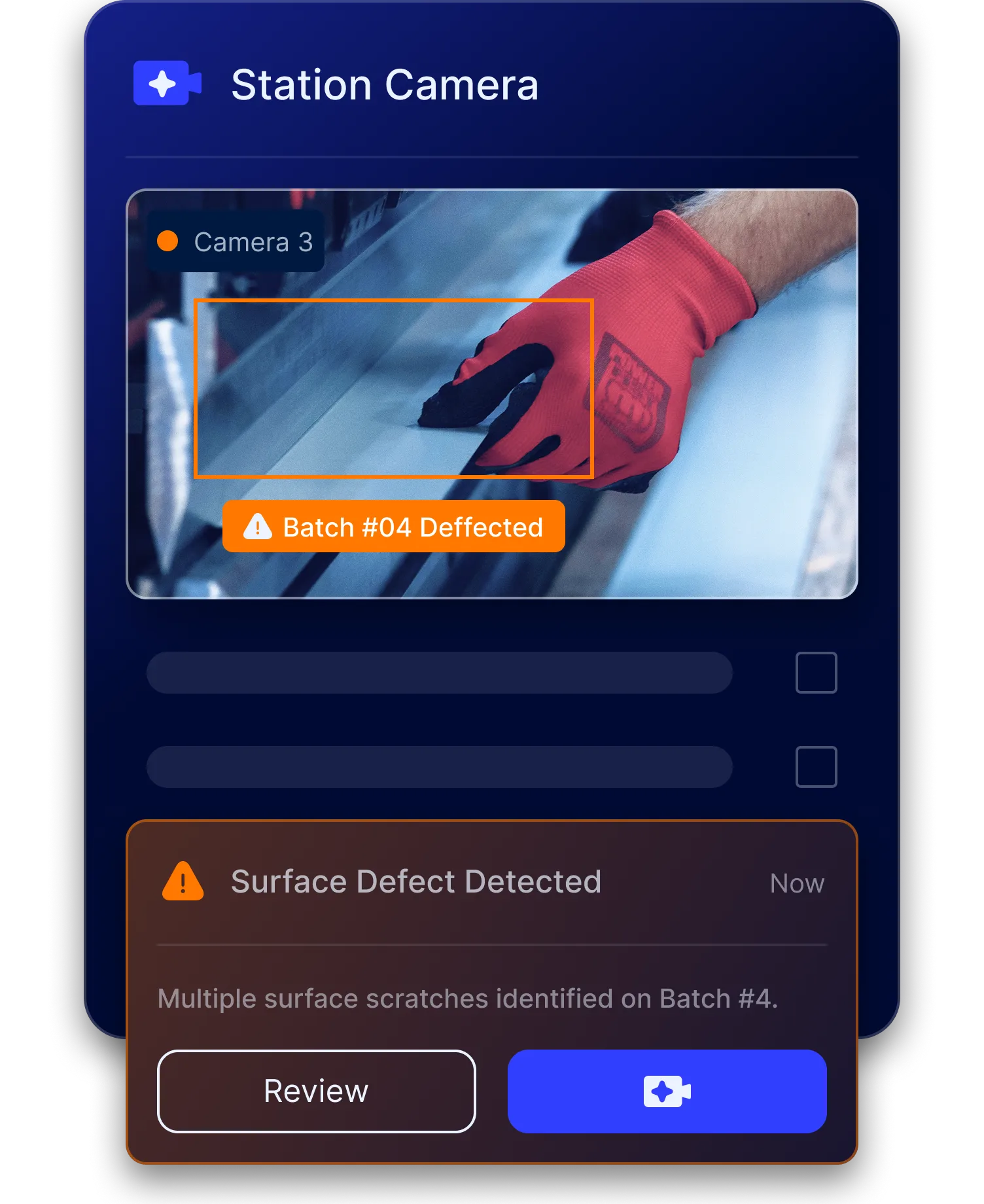 Real-Time Detection - Defects and anomalies detected instantly